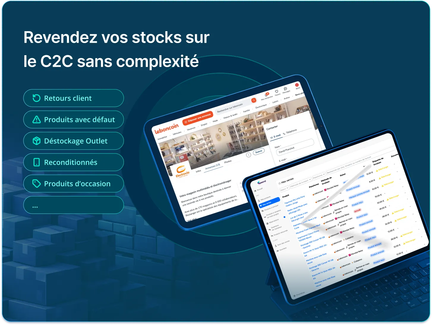 Speeral Déstockage PRO - Revendez vos stocks sur le C2C